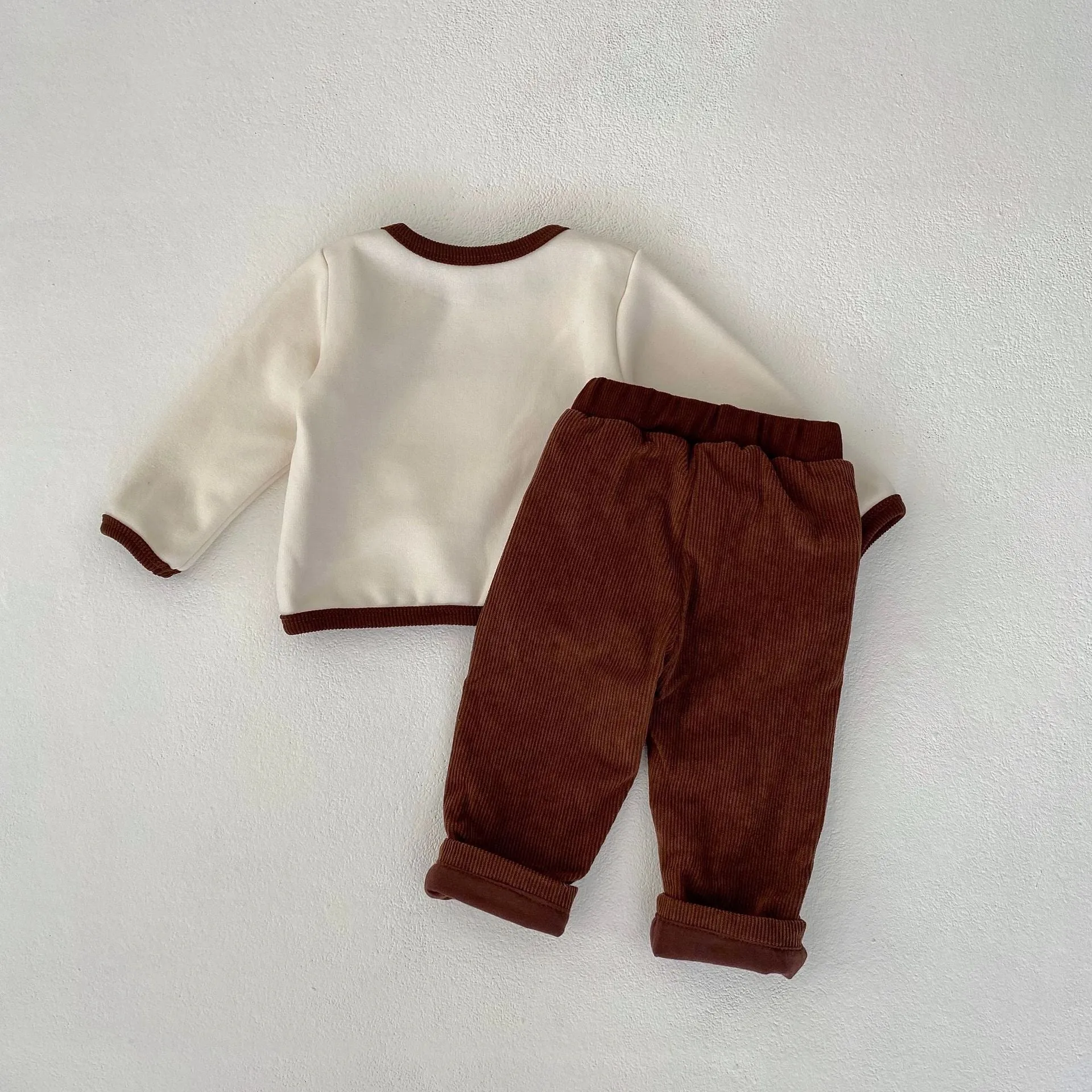 2 Pieces Set Baby Kid Girls Letters Hoodies Sweatshirts And Solid Color Pants Wholesale 230828335