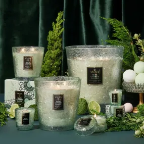 5 Wick 123 oz Hearth Candle White Cypress