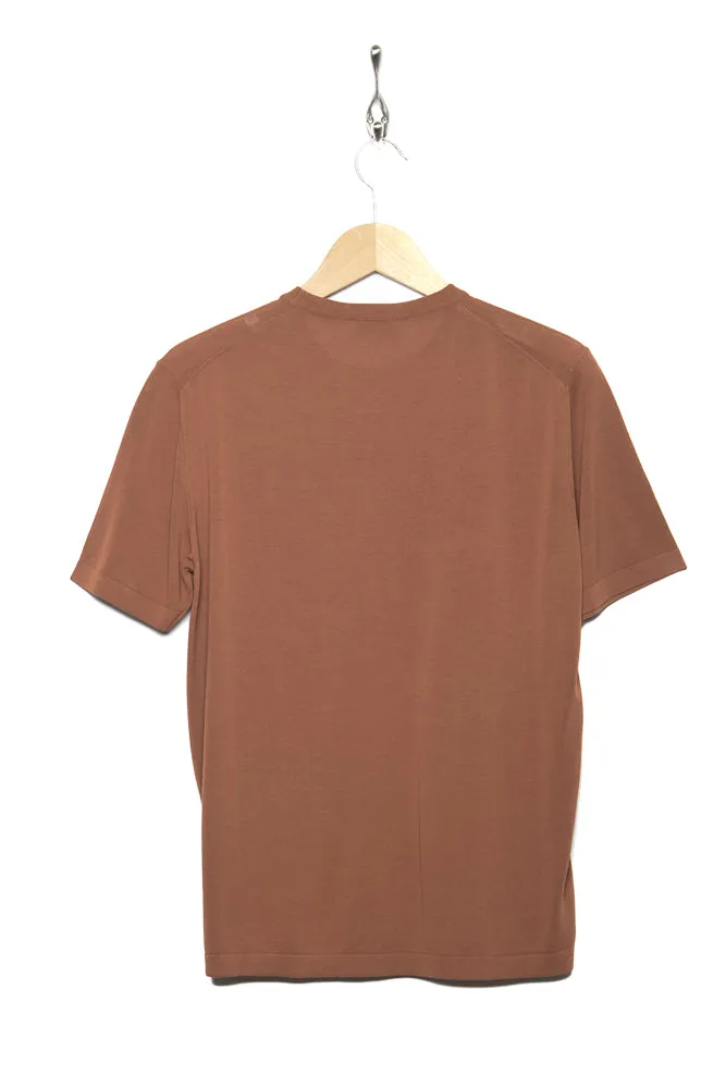 AB Kost Knit Tee coffee