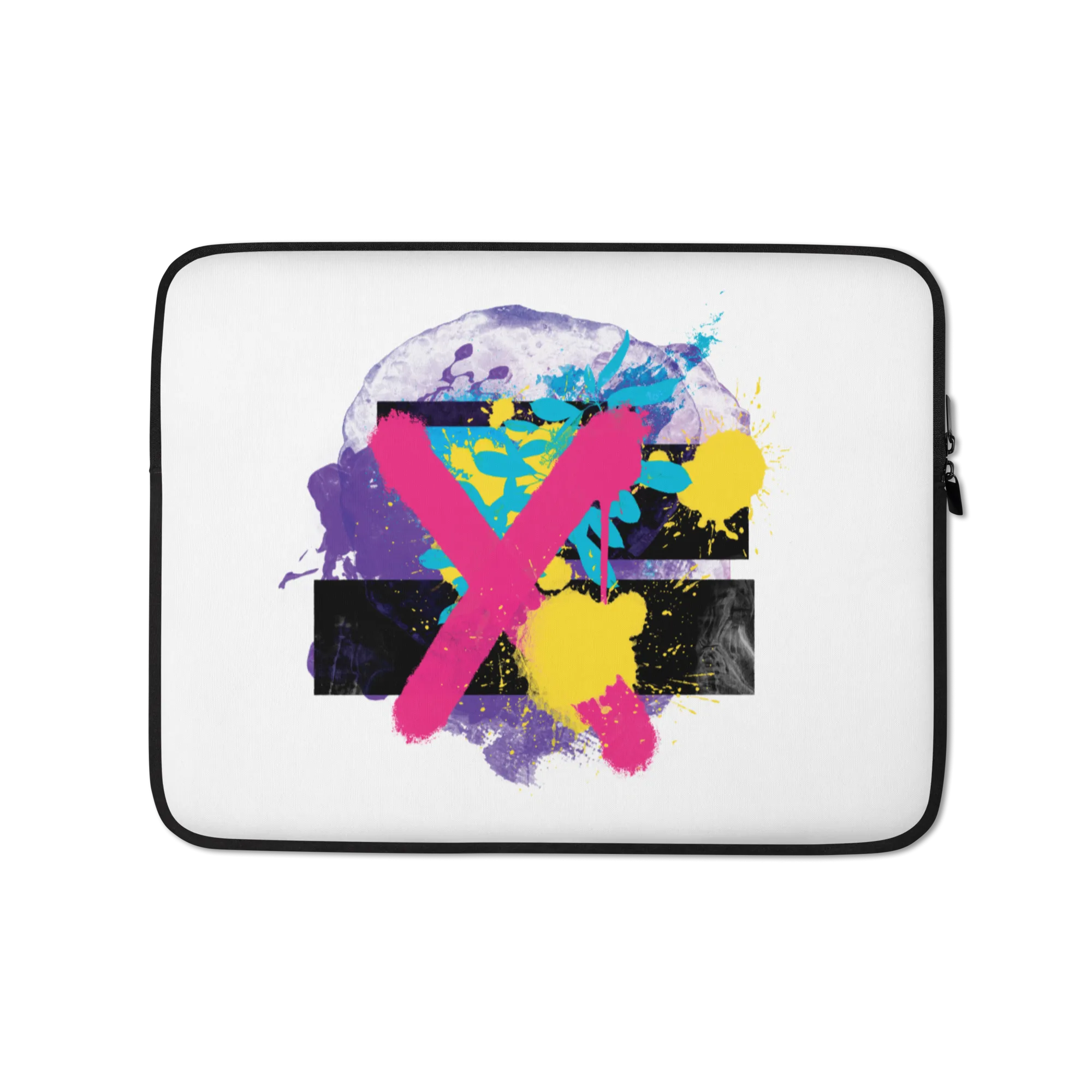 Abstract Series 01 Laptop Sleeve White