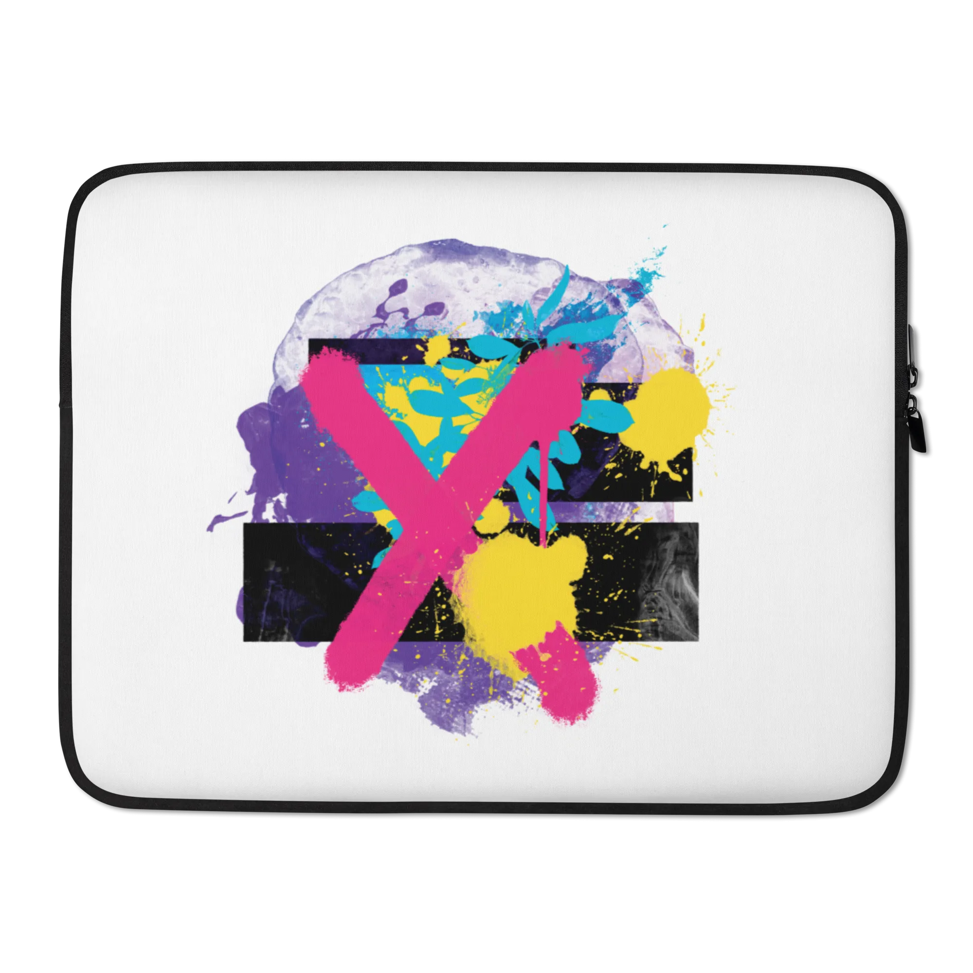 Abstract Series 01 Laptop Sleeve White