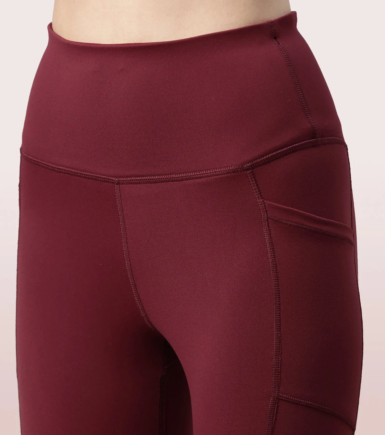 Active Cottony Legging| Feels Like Cotton Dry Fit High Waist 7/8th Length Legging