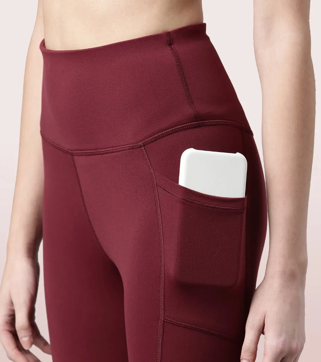 Active Cottony Legging| Feels Like Cotton Dry Fit High Waist 7/8th Length Legging