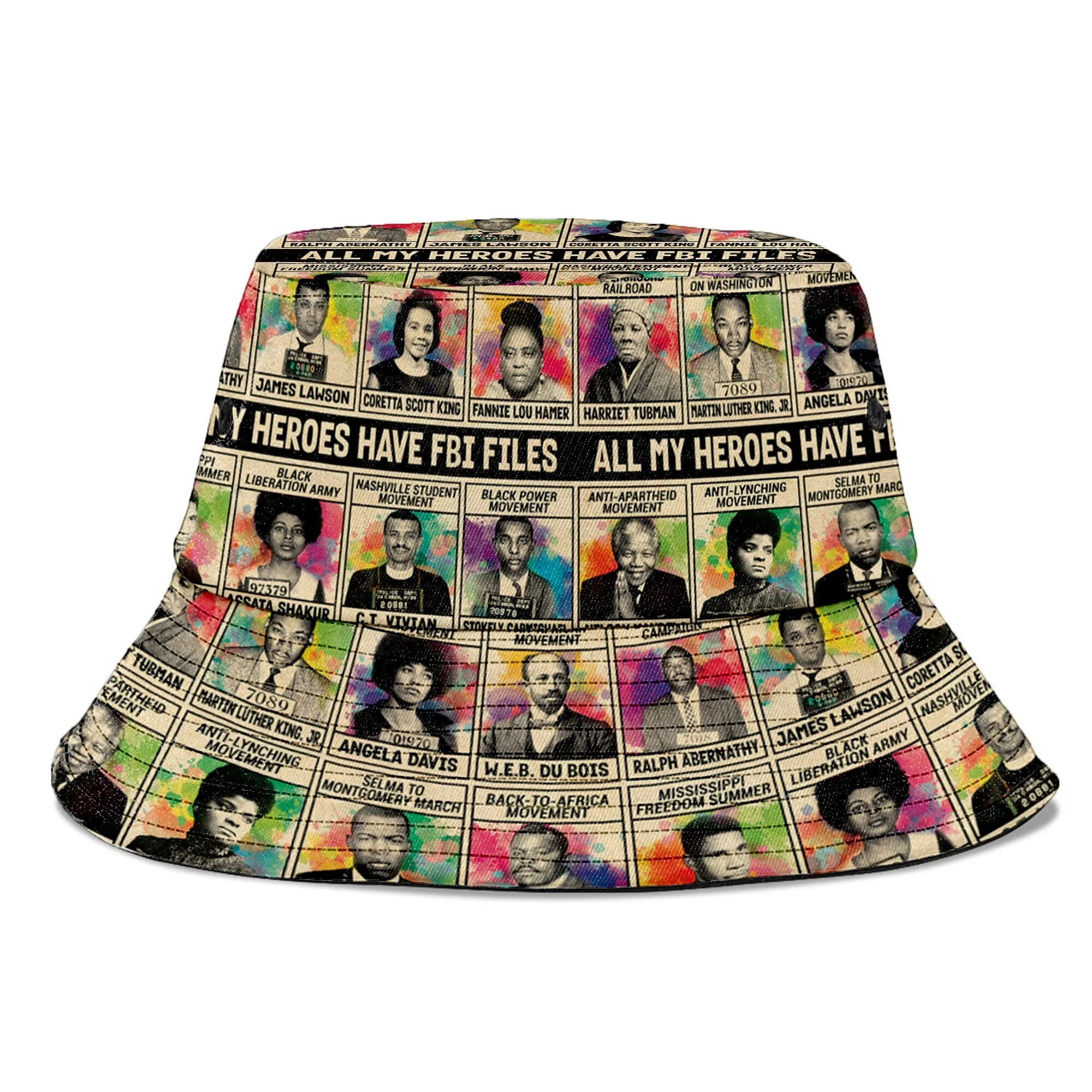 All My Heroes Have FBI Files Bucket Hat