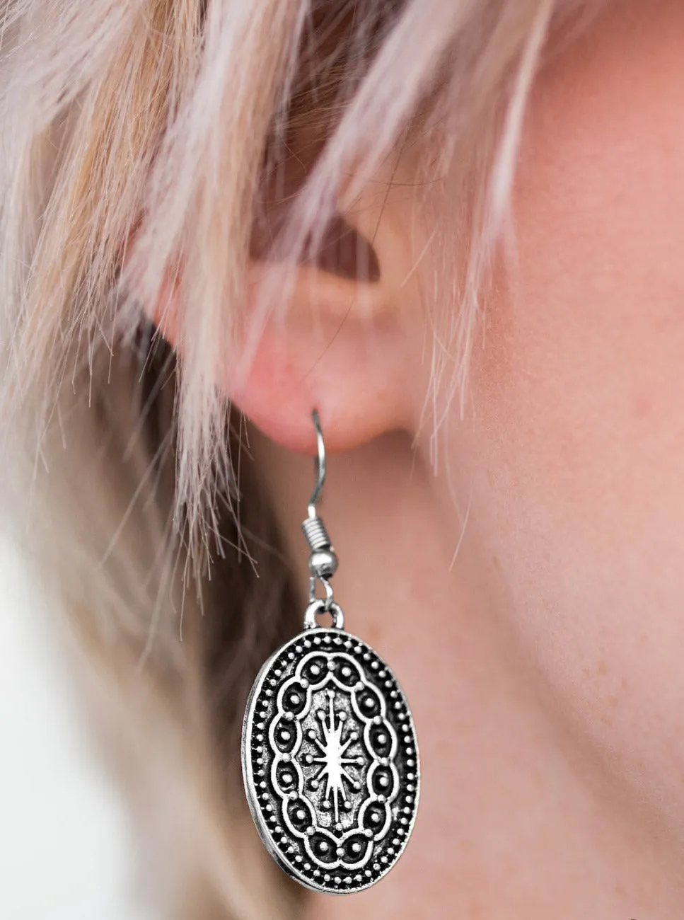 Ancient Wonders Silver Earrings