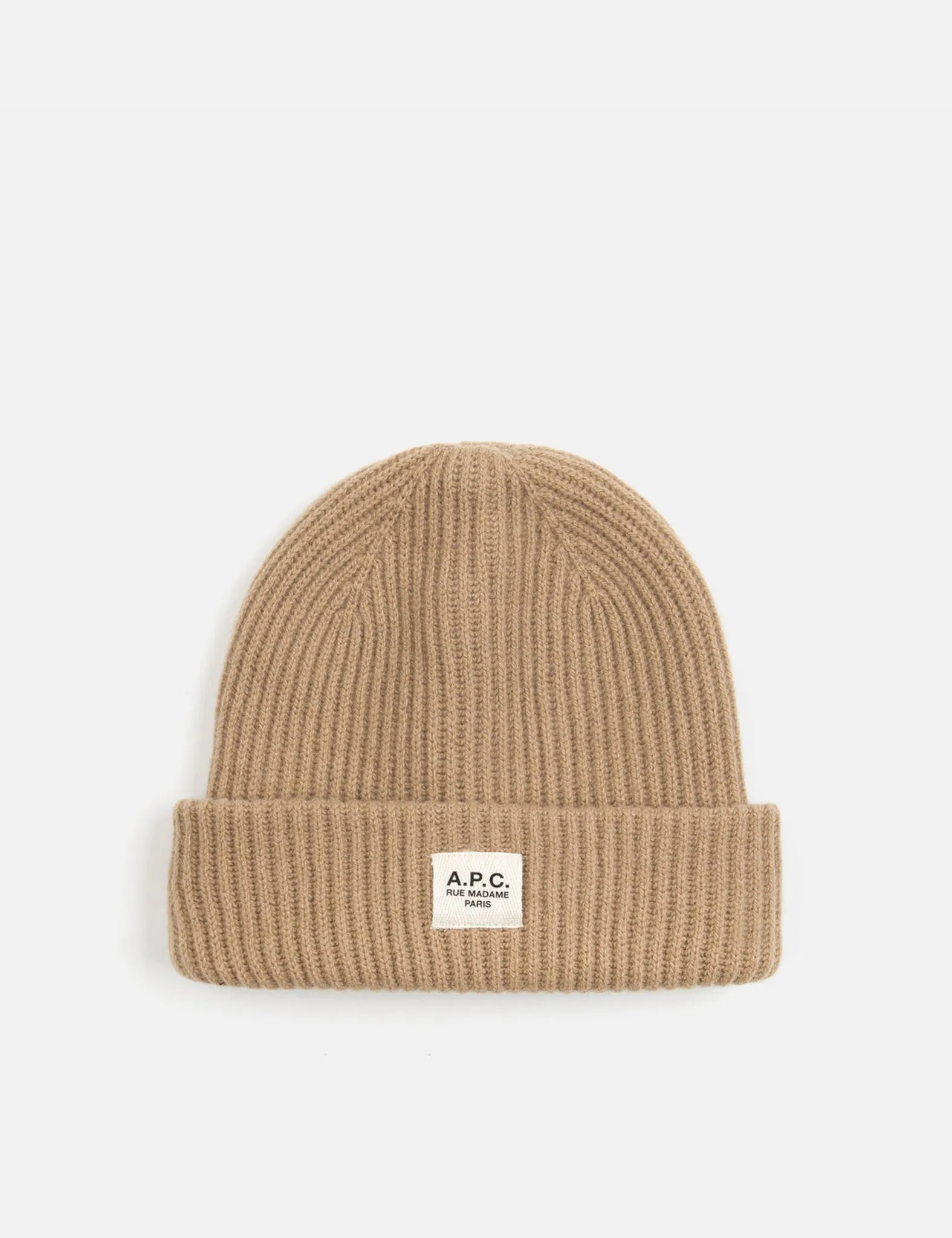 A.P.C. James Beanie Hat - Camel Brown