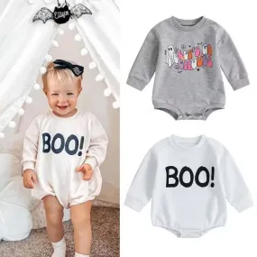 Baby Girls Boys Letters Flower Cartoon Halloween Rompers Wholesale 23090632