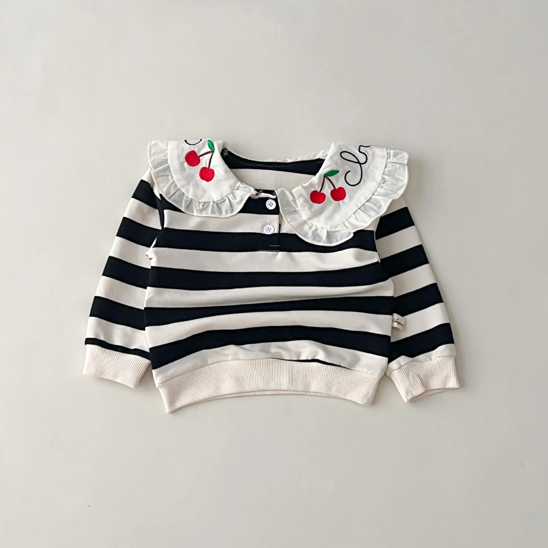 Baby Kid Girls Striped Fruit Tops Wholesale 231130154