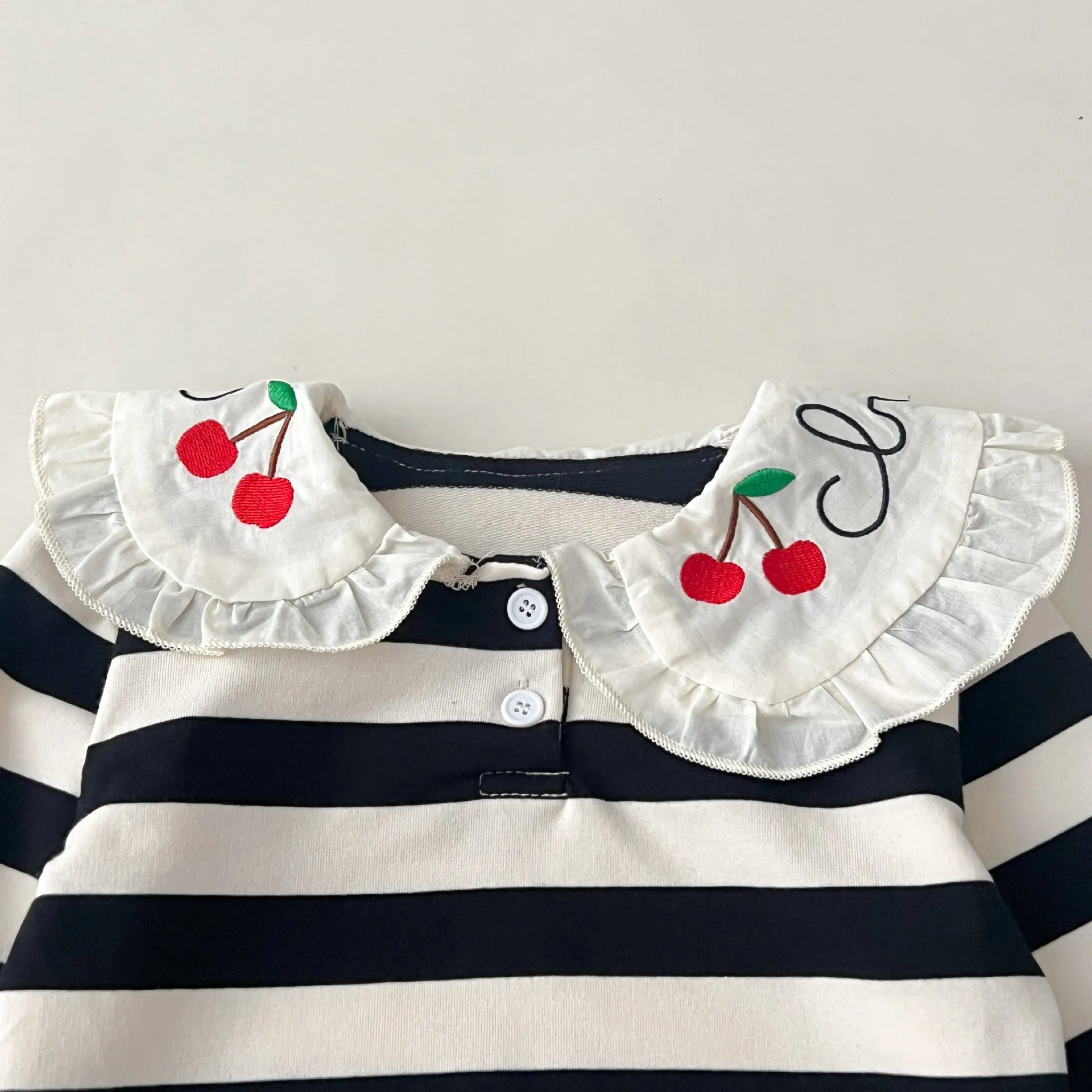 Baby Kid Girls Striped Fruit Tops Wholesale 231130154