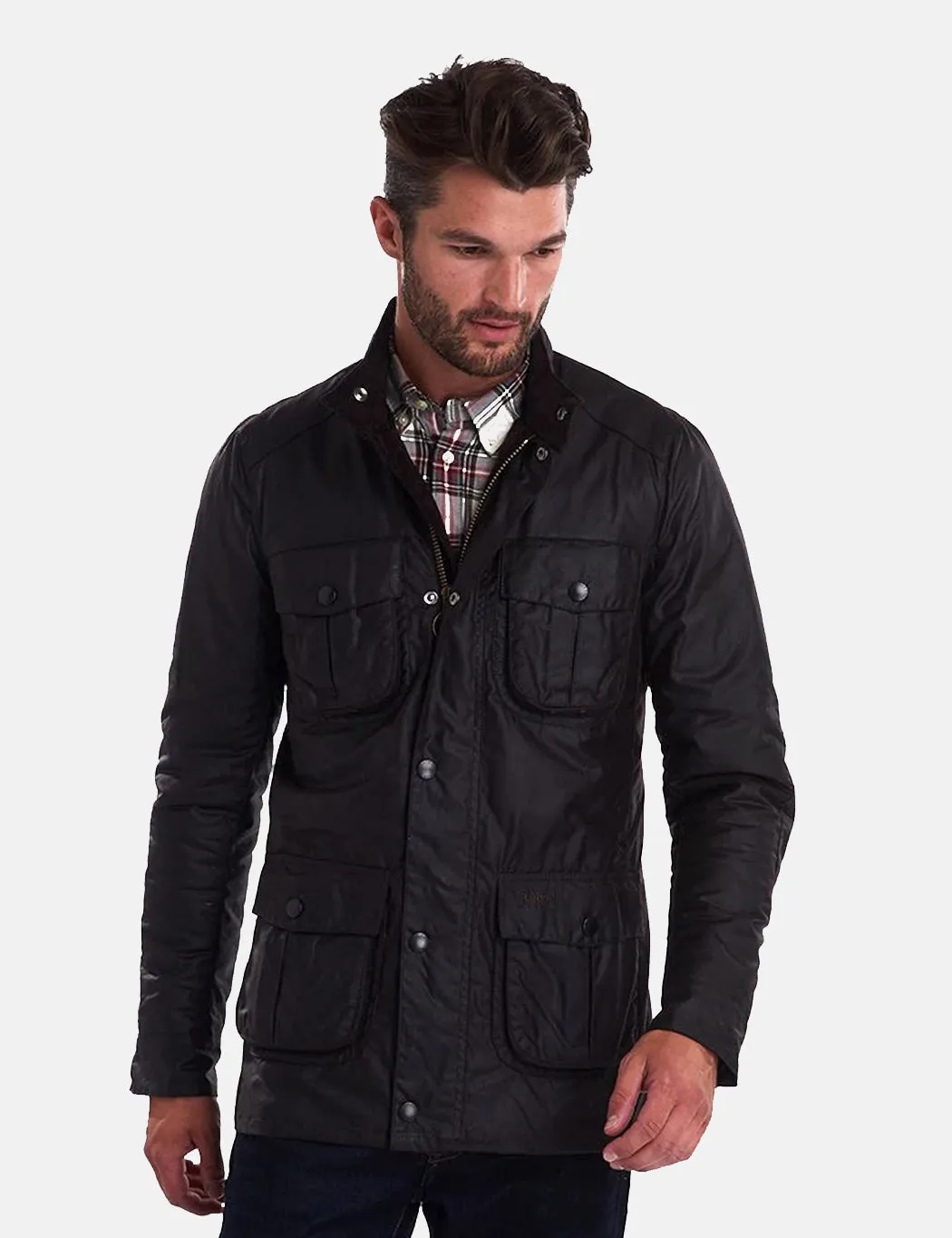 Barbour Corbridge Wax Jacket - Rustic Brown