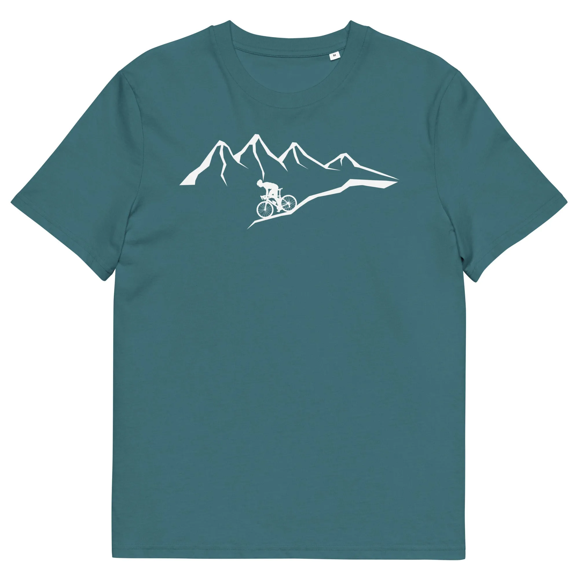 Berge - Radfahren - (F) (14) - Unisex Organic Cotton T-Shirt | Stanley/Stella STTU755