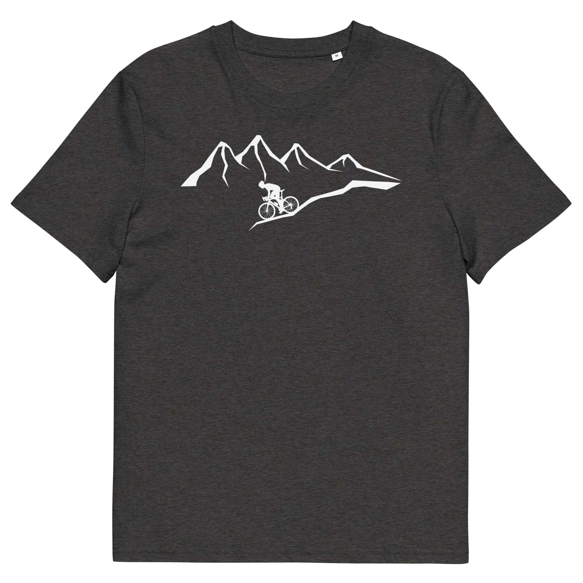 Berge - Radfahren - (F) (14) - Unisex Organic Cotton T-Shirt | Stanley/Stella STTU755