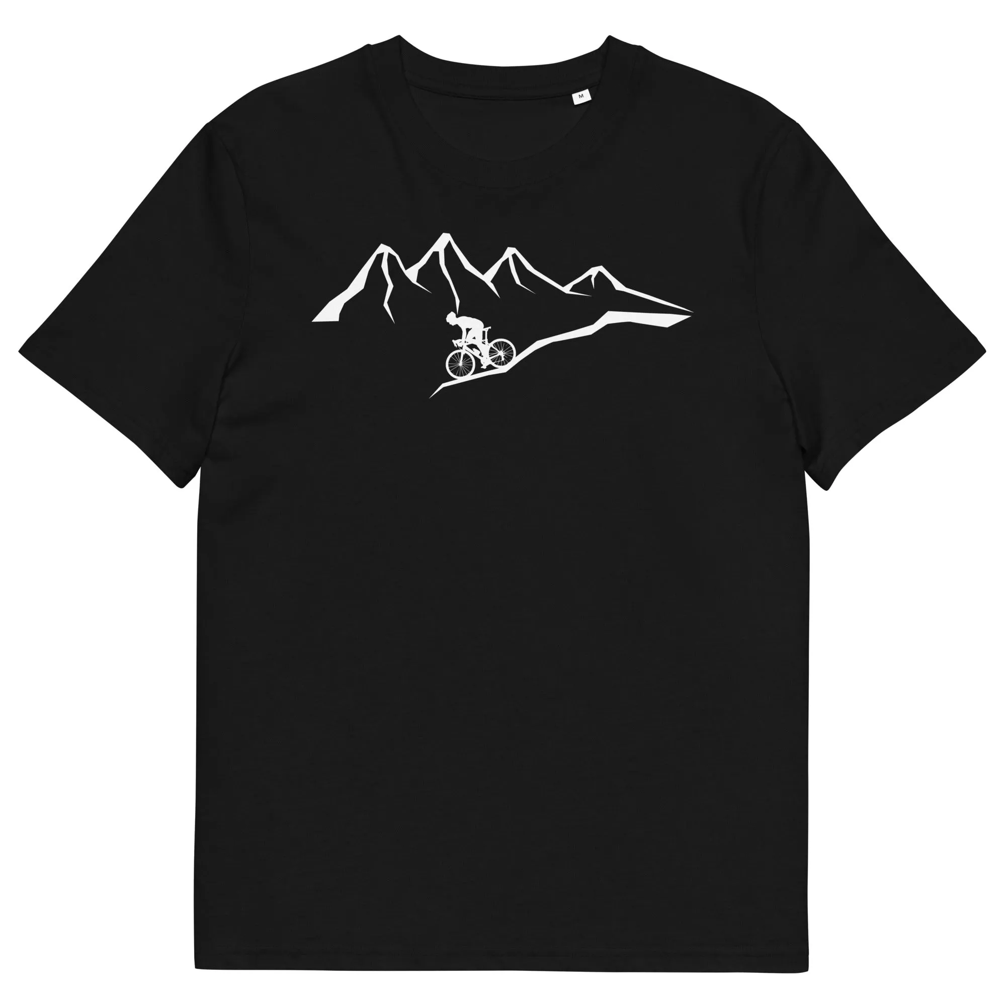 Berge - Radfahren - (F) (14) - Unisex Organic Cotton T-Shirt | Stanley/Stella STTU755