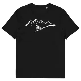 Berge - Radfahren - (F) (14) - Unisex Organic Cotton T-Shirt | Stanley/Stella STTU755