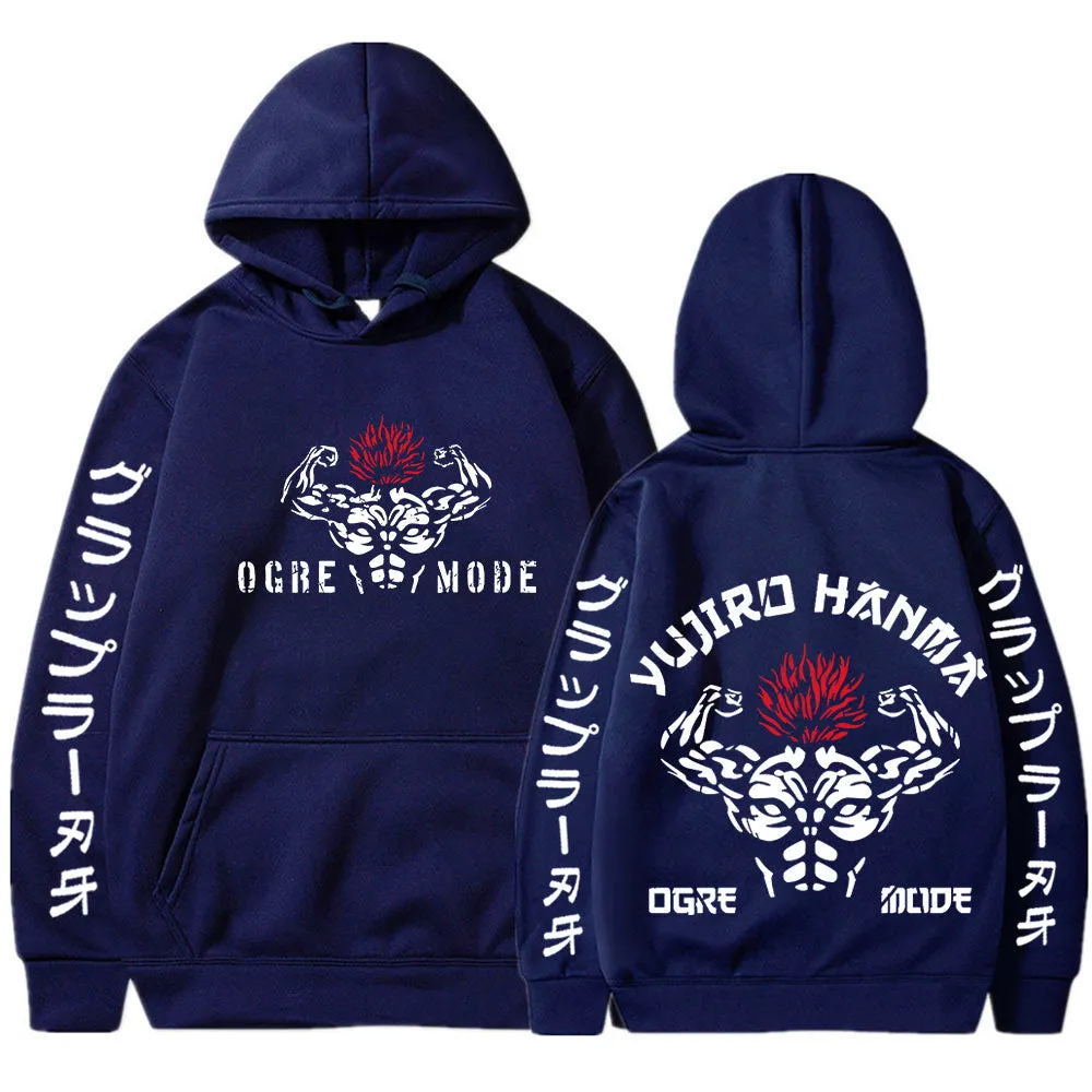 Best Baki Yujiro Hanma Ogre Mode Anime Hoodie High Quality