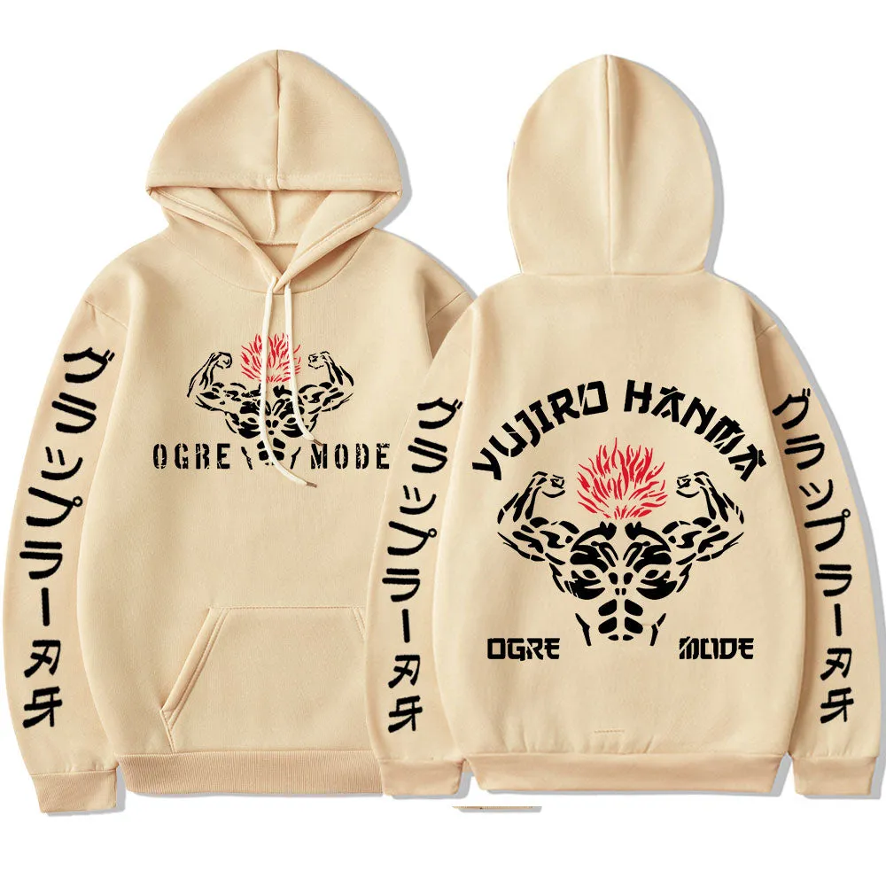 Best Baki Yujiro Hanma Ogre Mode Anime Hoodie High Quality