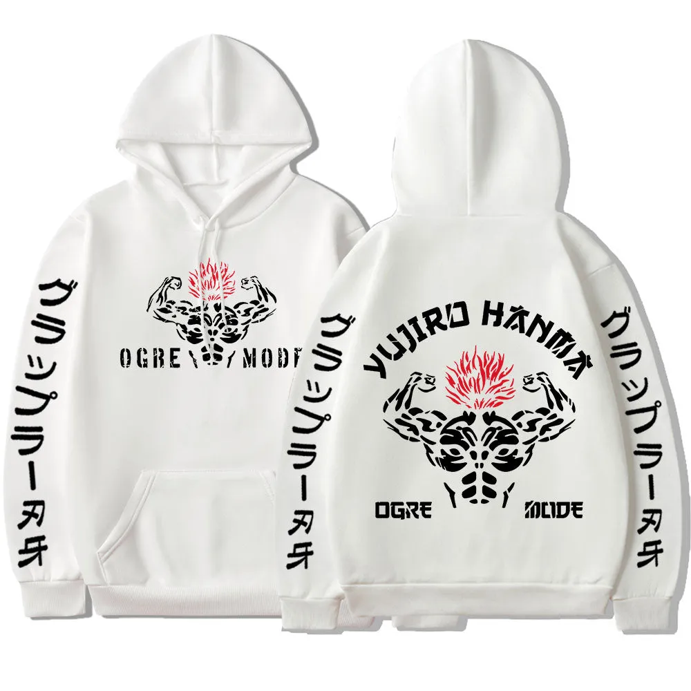 Best Baki Yujiro Hanma Ogre Mode Anime Hoodie High Quality