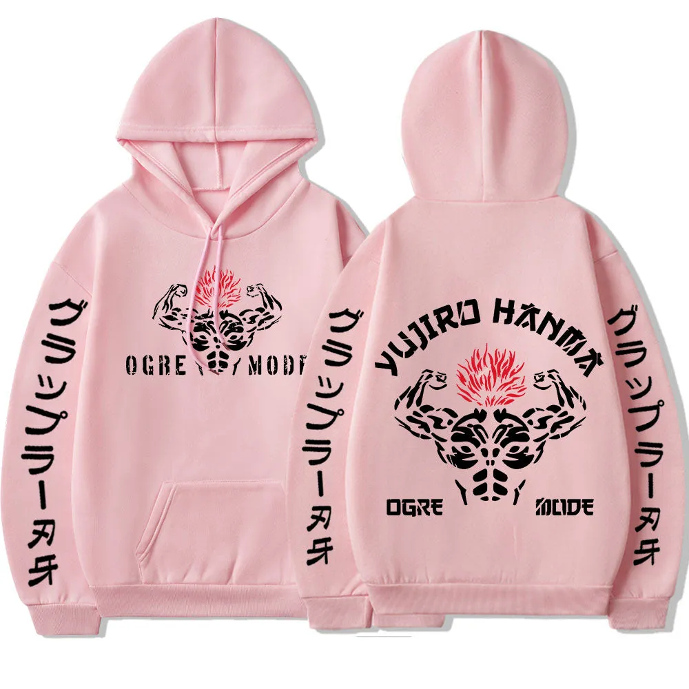 Best Baki Yujiro Hanma Ogre Mode Anime Hoodie High Quality