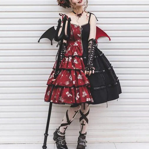 Bird Cage Skull Lolita Dress