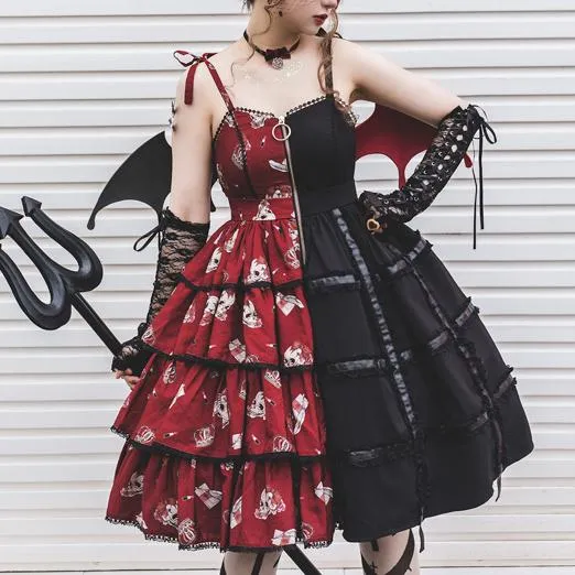 Bird Cage Skull Lolita Dress