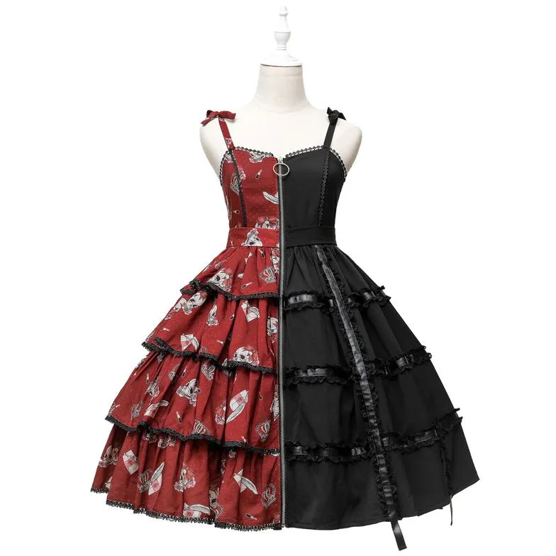 Bird Cage Skull Lolita Dress