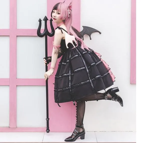 Bird Cage Skull Lolita Dress