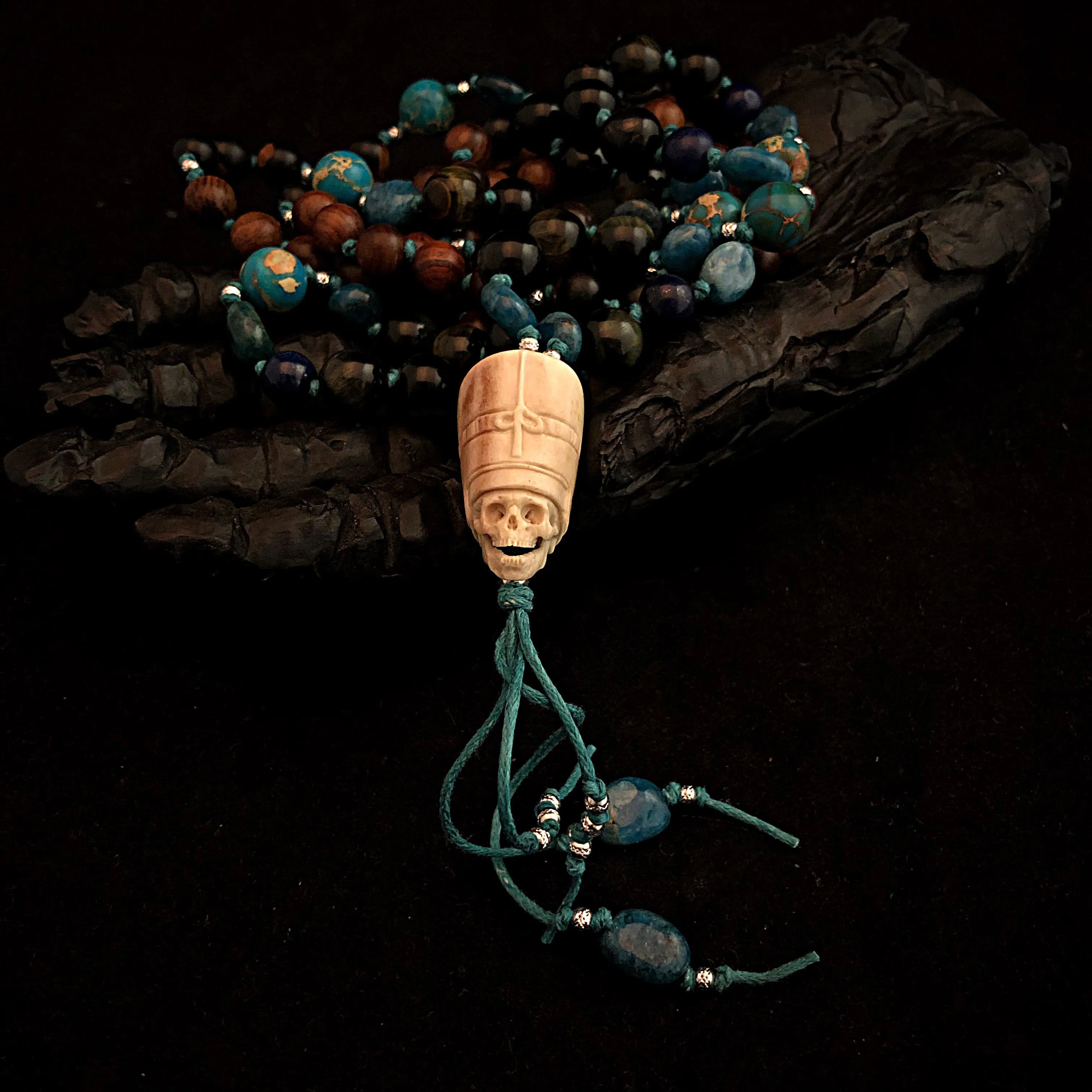 Book of the Dead Mala Necklace