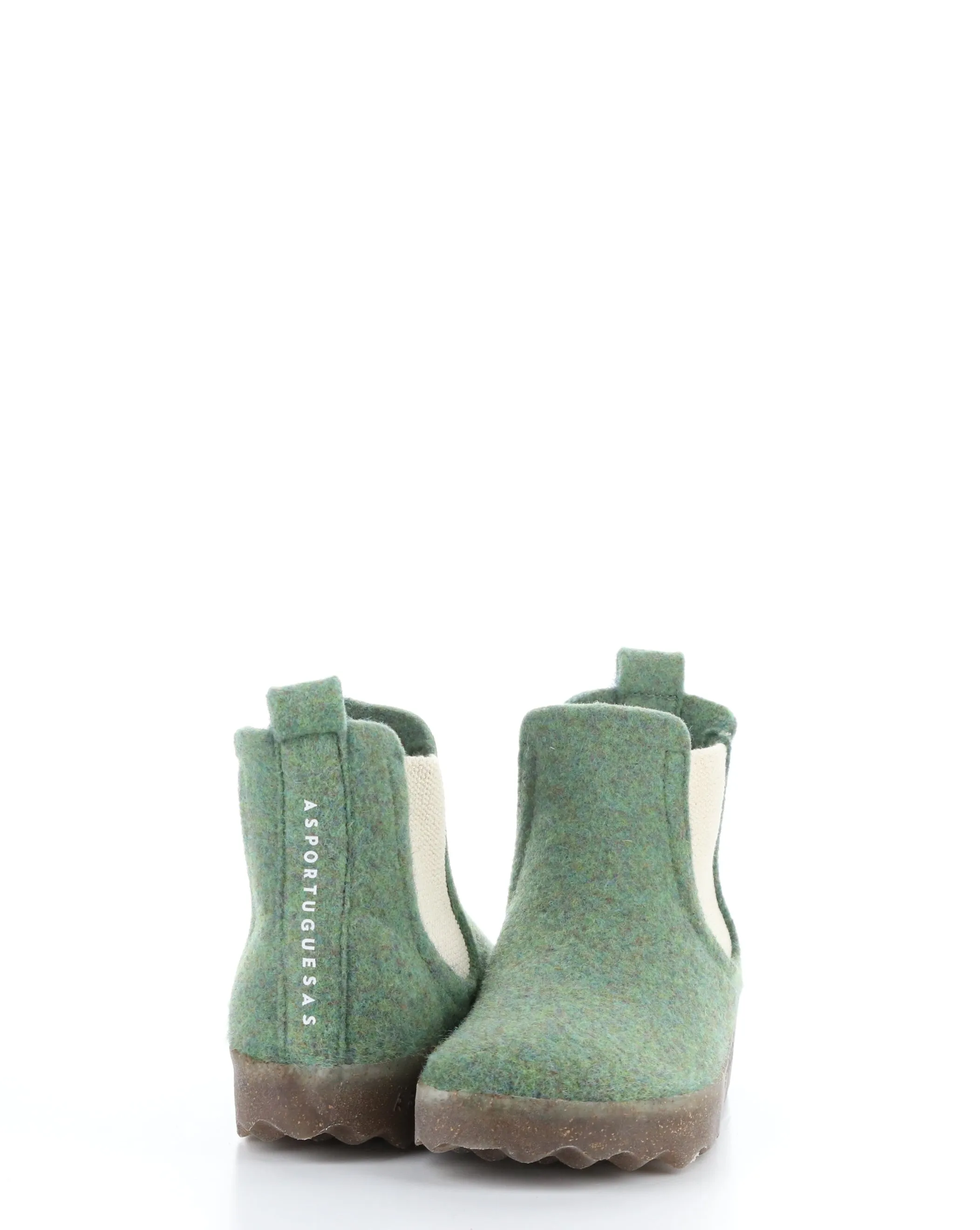 CAIA084ASP Green Elasticated Boots