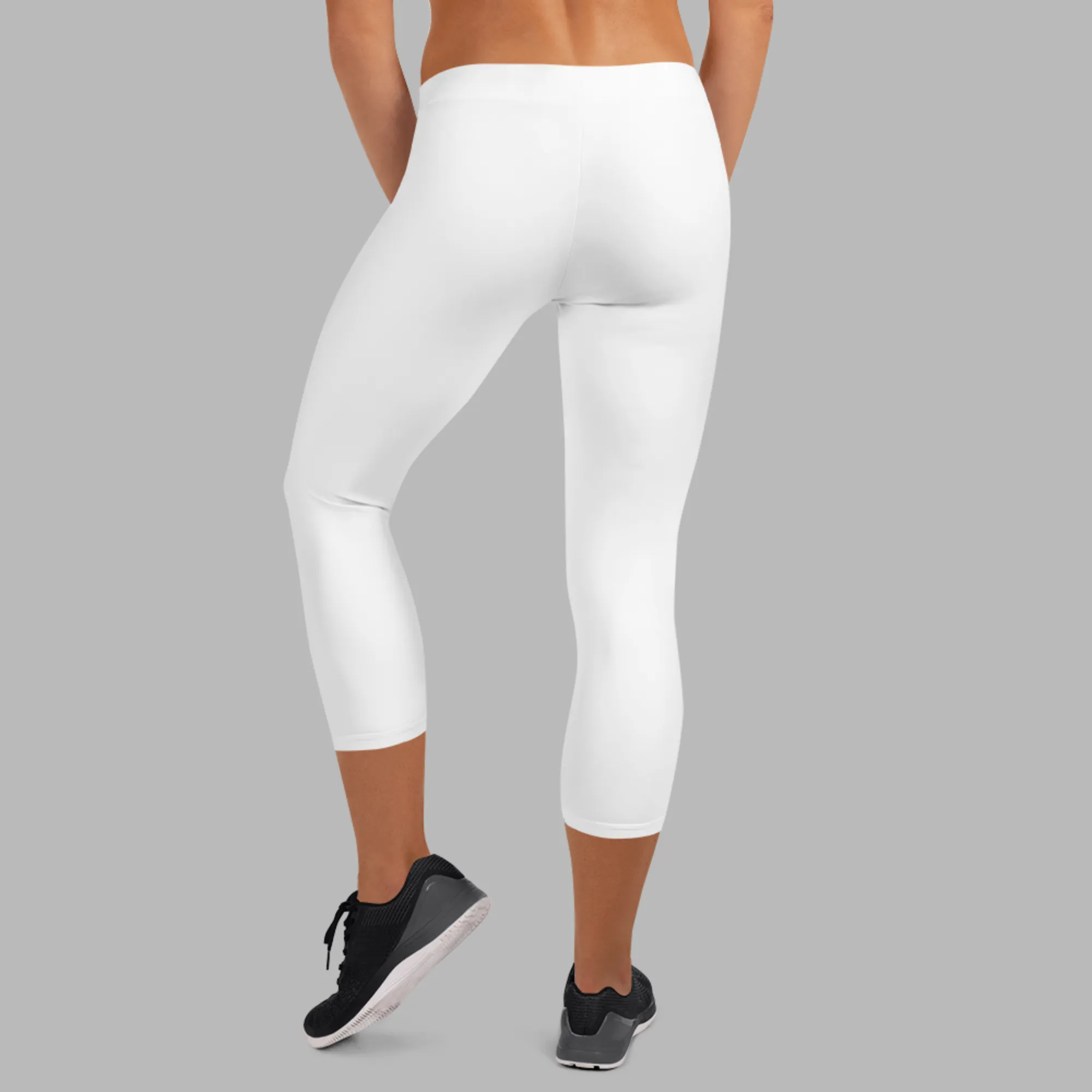 Capri Leggings - White