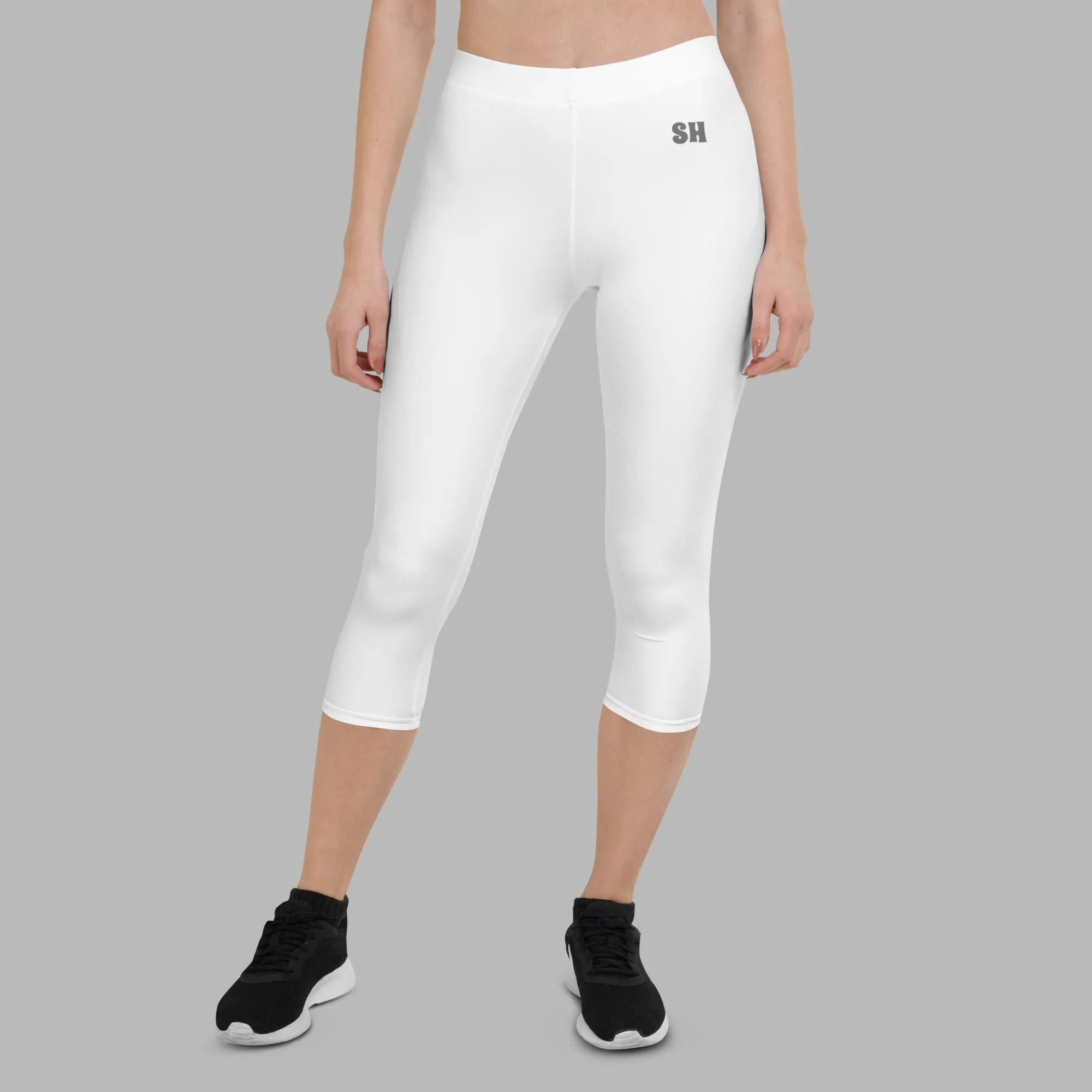 Capri Leggings - White