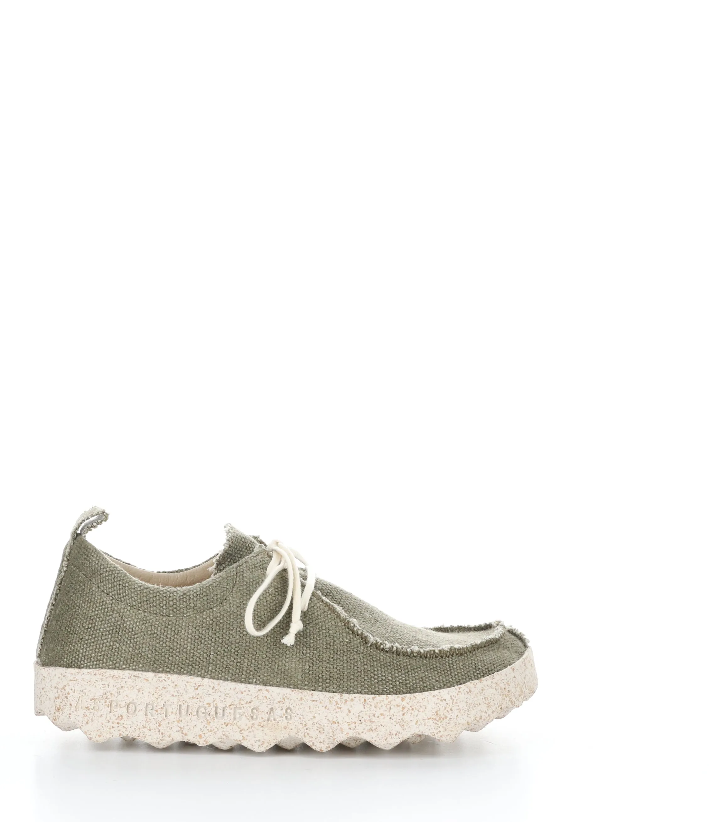 CHAT025ASP MIL GREEN/NAT Round Toe Shoes