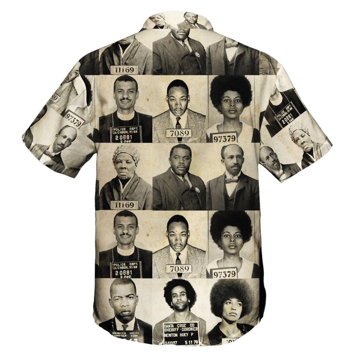 Civil Rights Leaders Linen Hawaiian Shirt