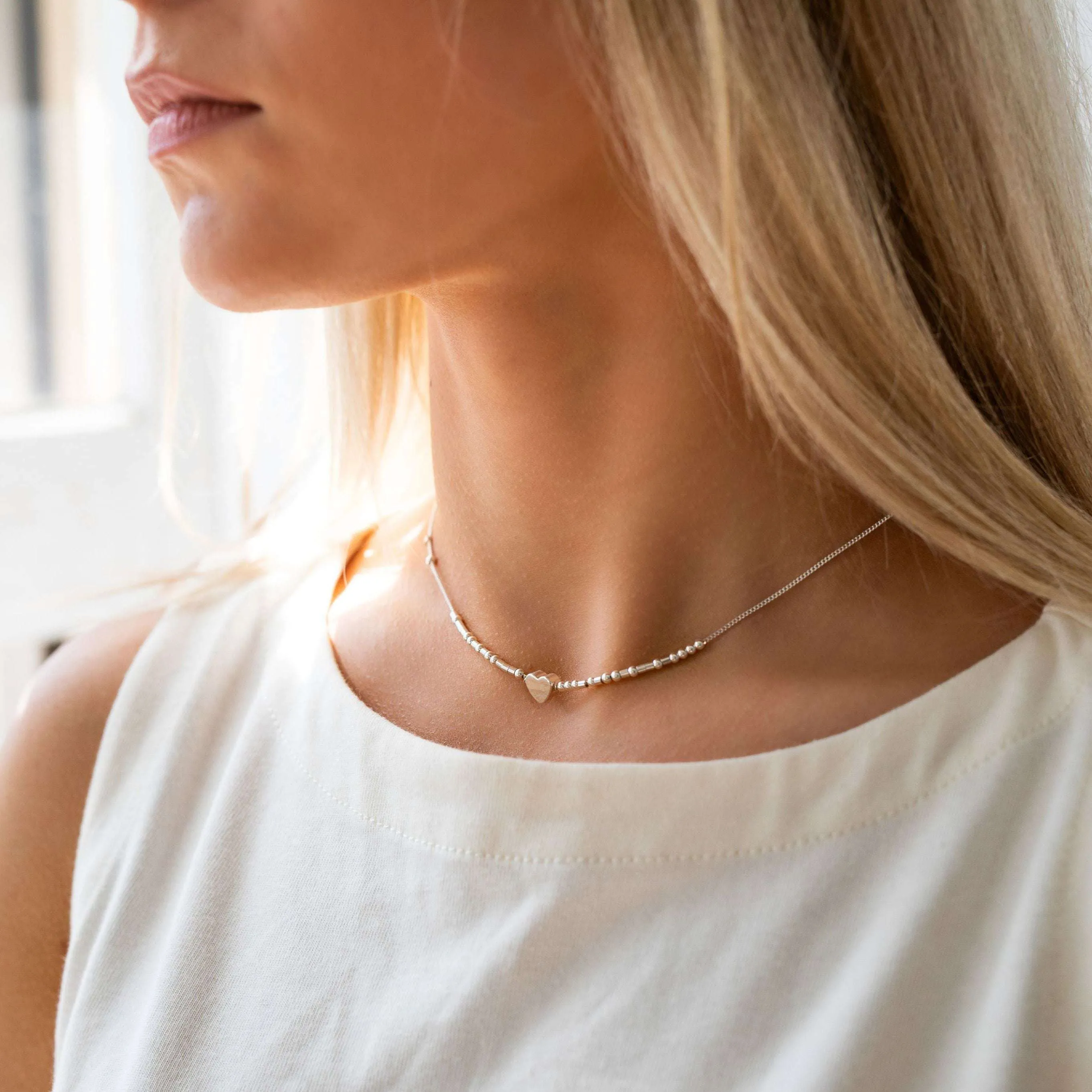 COLETTE - MORSE CODE NECKLACE