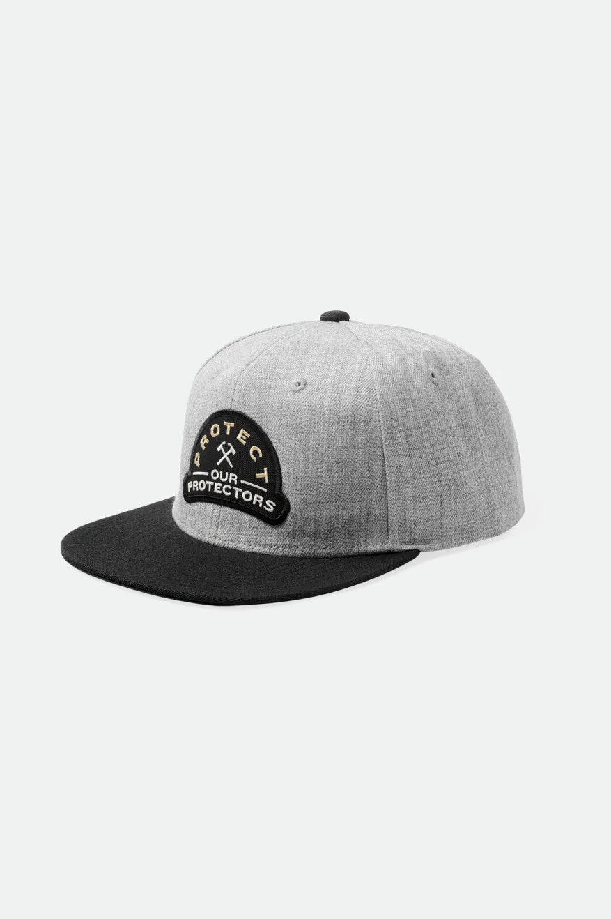 Coors Protector MP Snapback - Light Heather Grey/Black