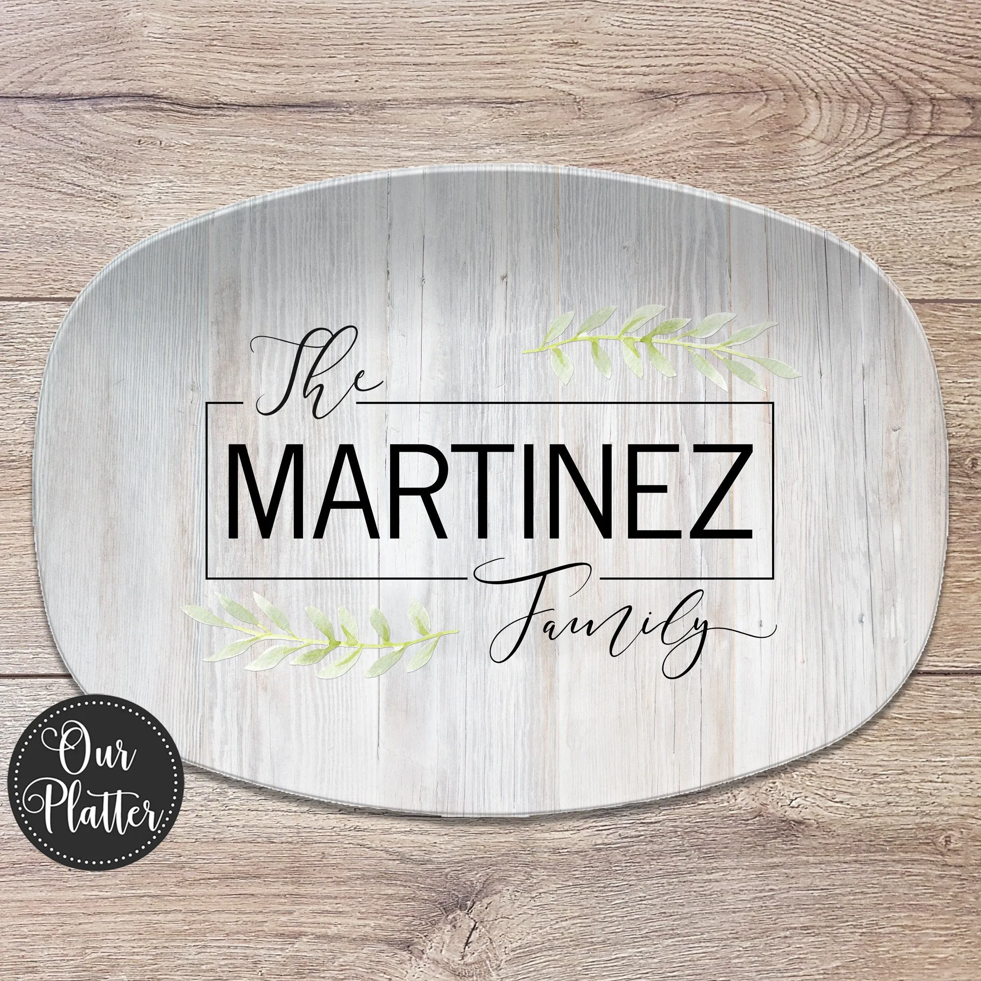 Custom Family Personalized Platter