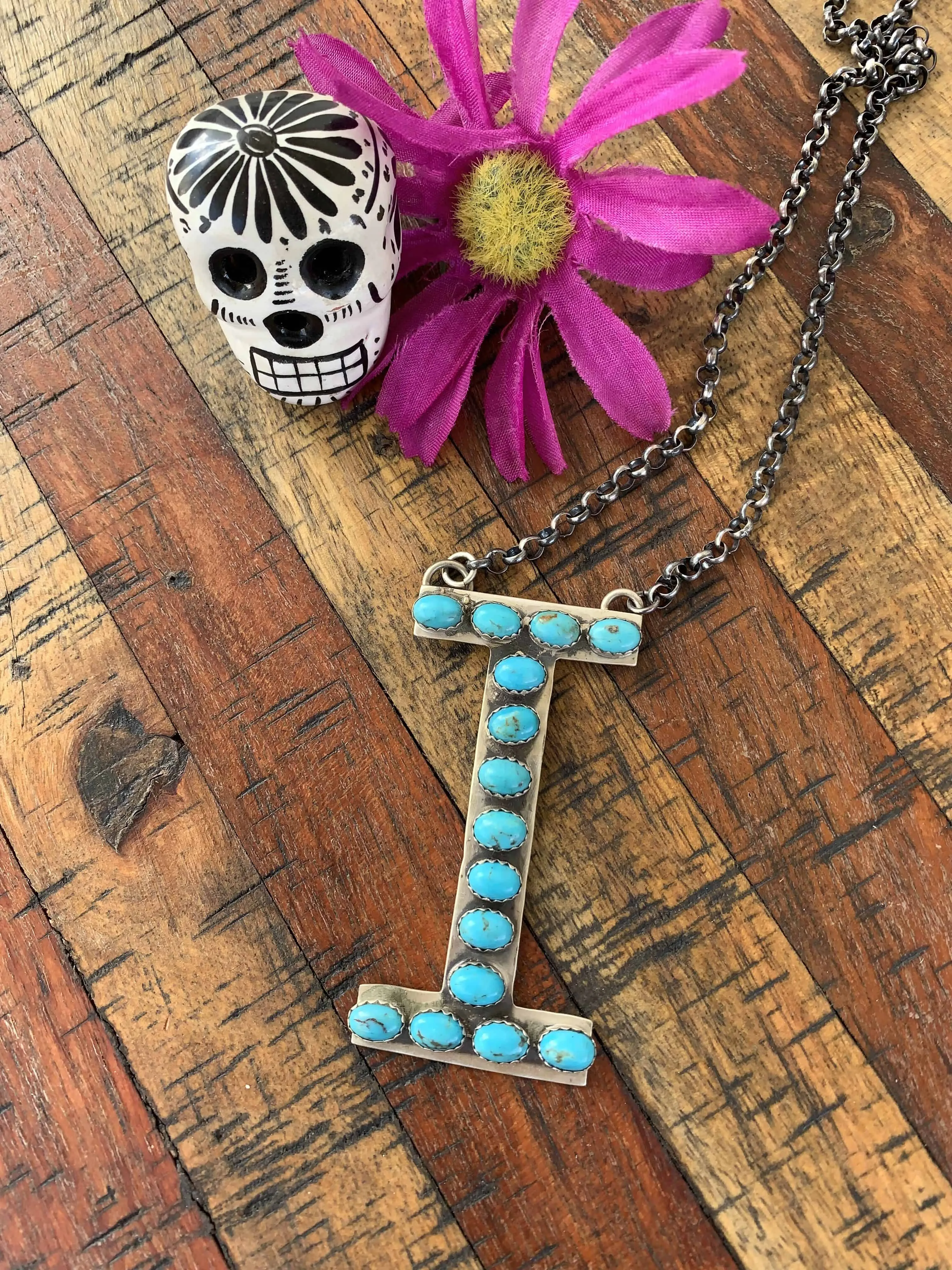 Custom Letter I Necklace