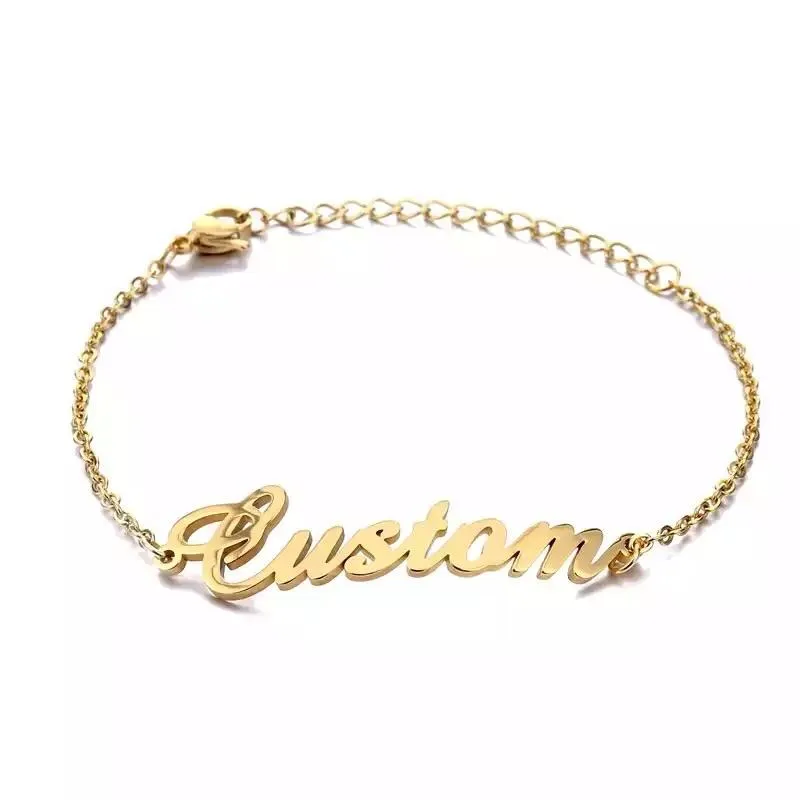 Custom Name Anklet