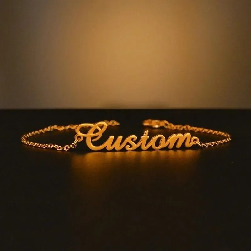 Custom Name Anklet