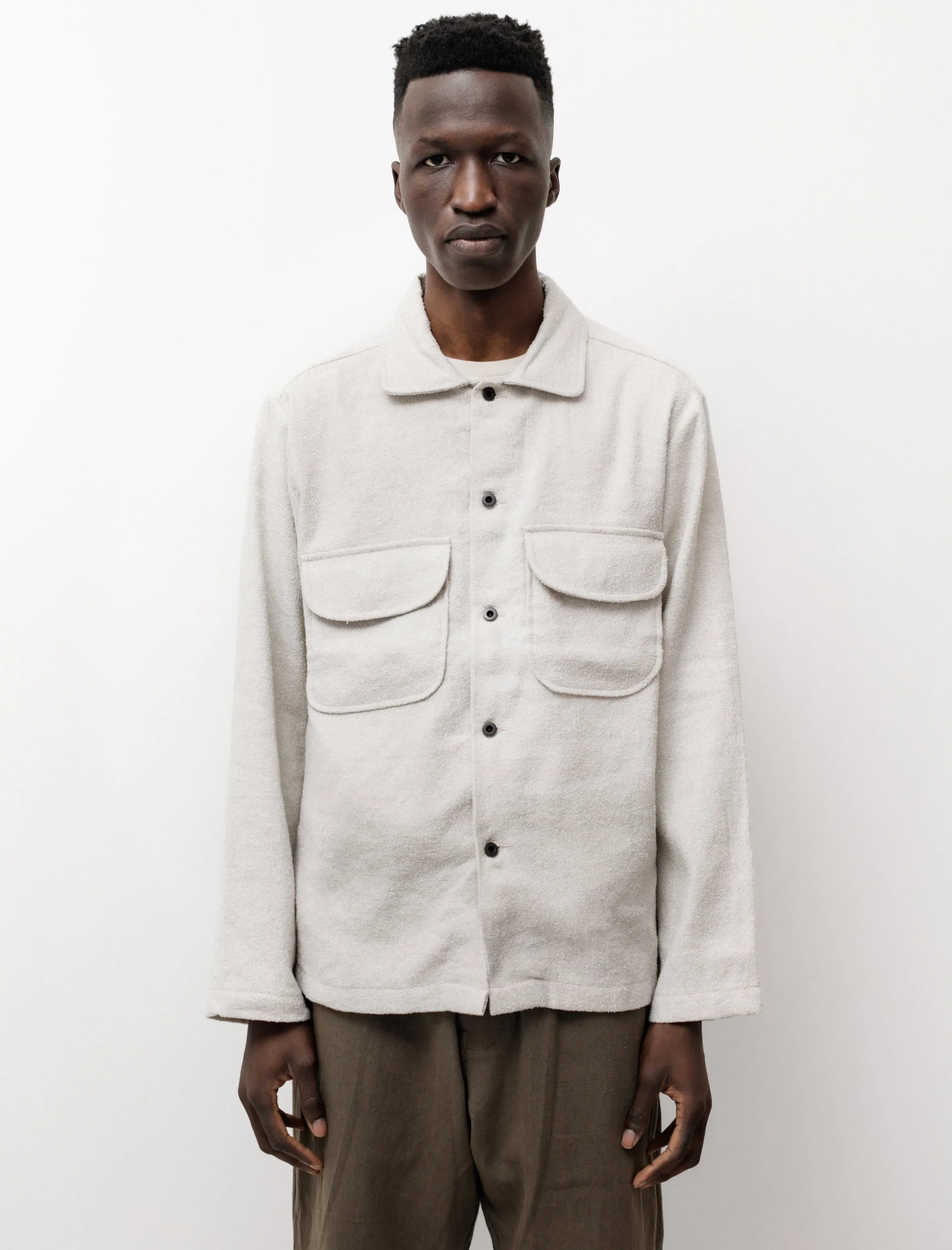 Field Shirt Woven Terry Bone