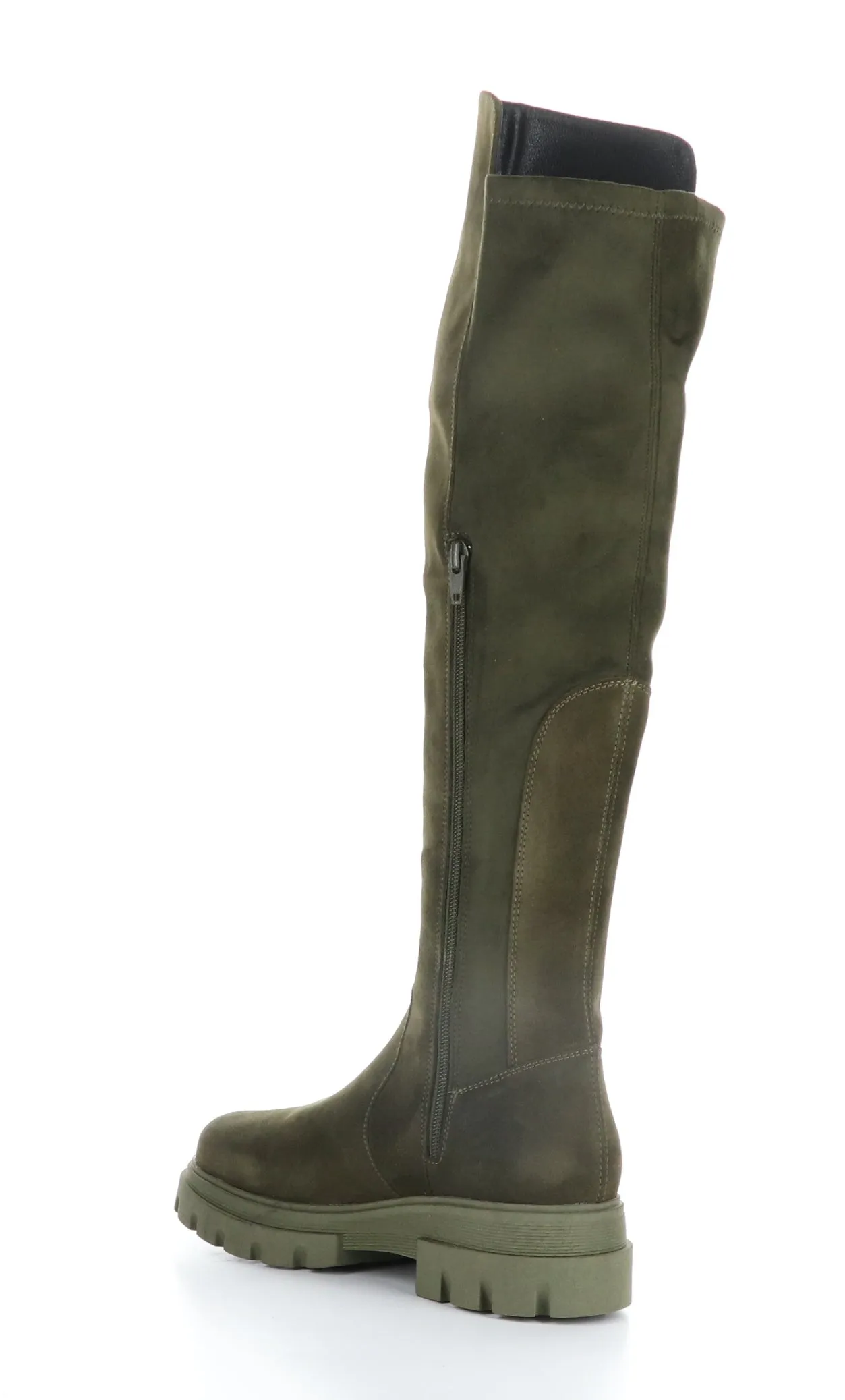 FIFTH OLIVE/KHAKI Elasticated Boots