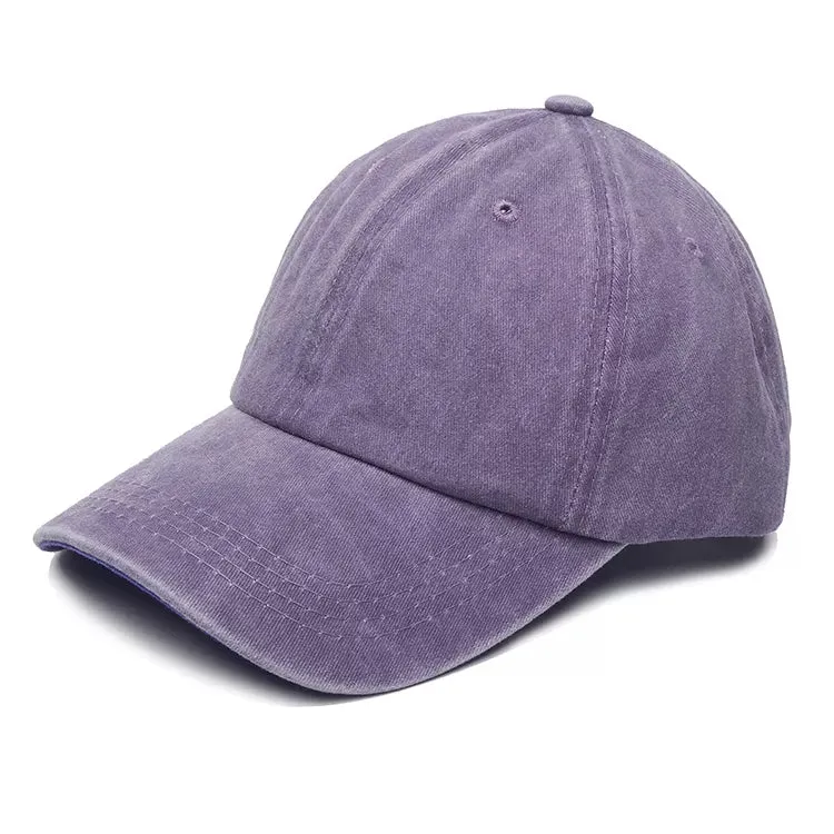 Hazy Blue Luca Unisex Cotton Sports Cap