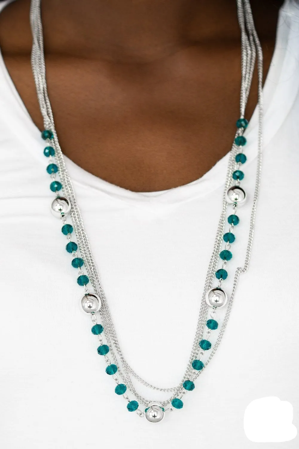 High Standards Blue Necklace Set