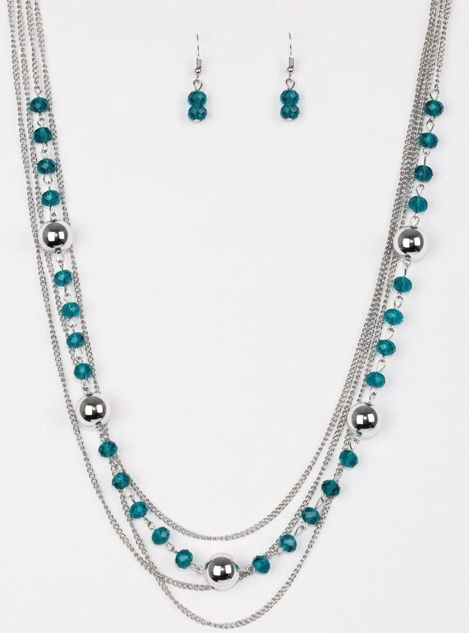 High Standards Blue Necklace Set