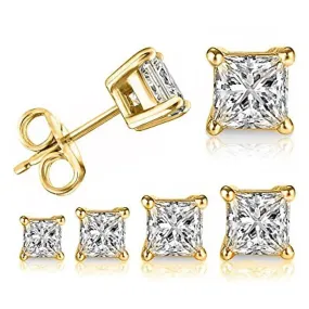 Icy Square Stud Earrings