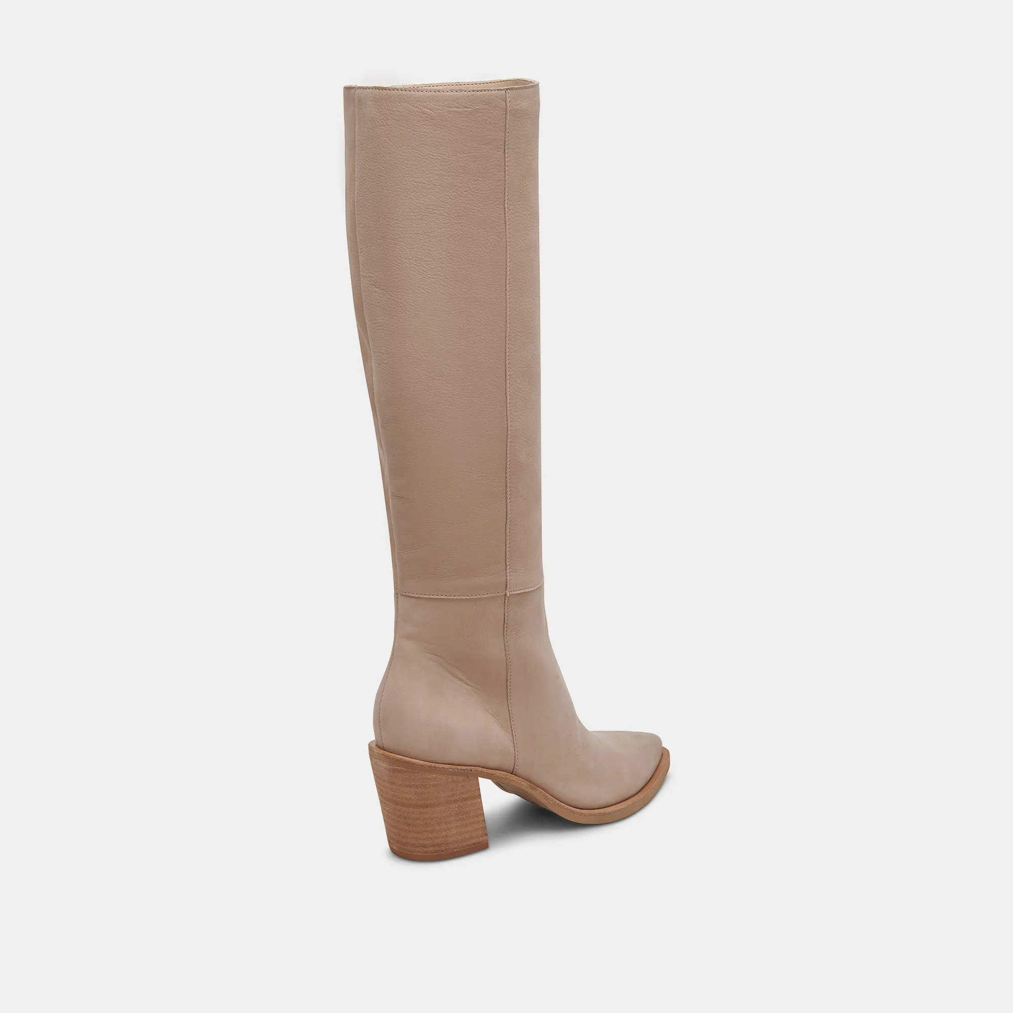 KRISTY BOOTS TAUPE LEATHER - re:vita