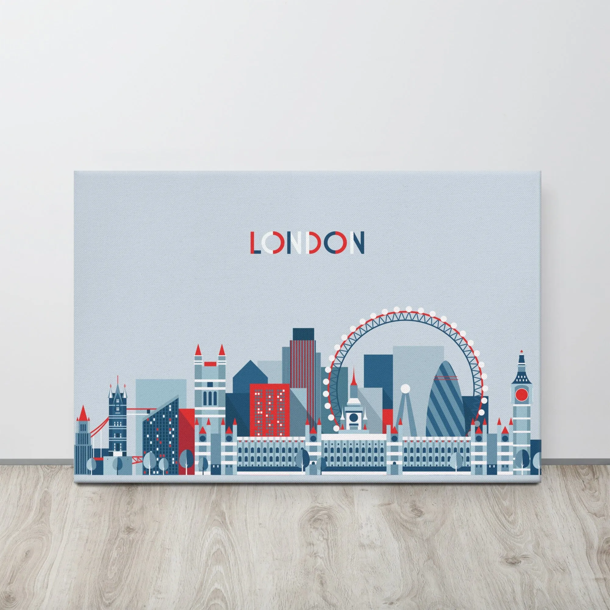 London Location Cityscape Canvas