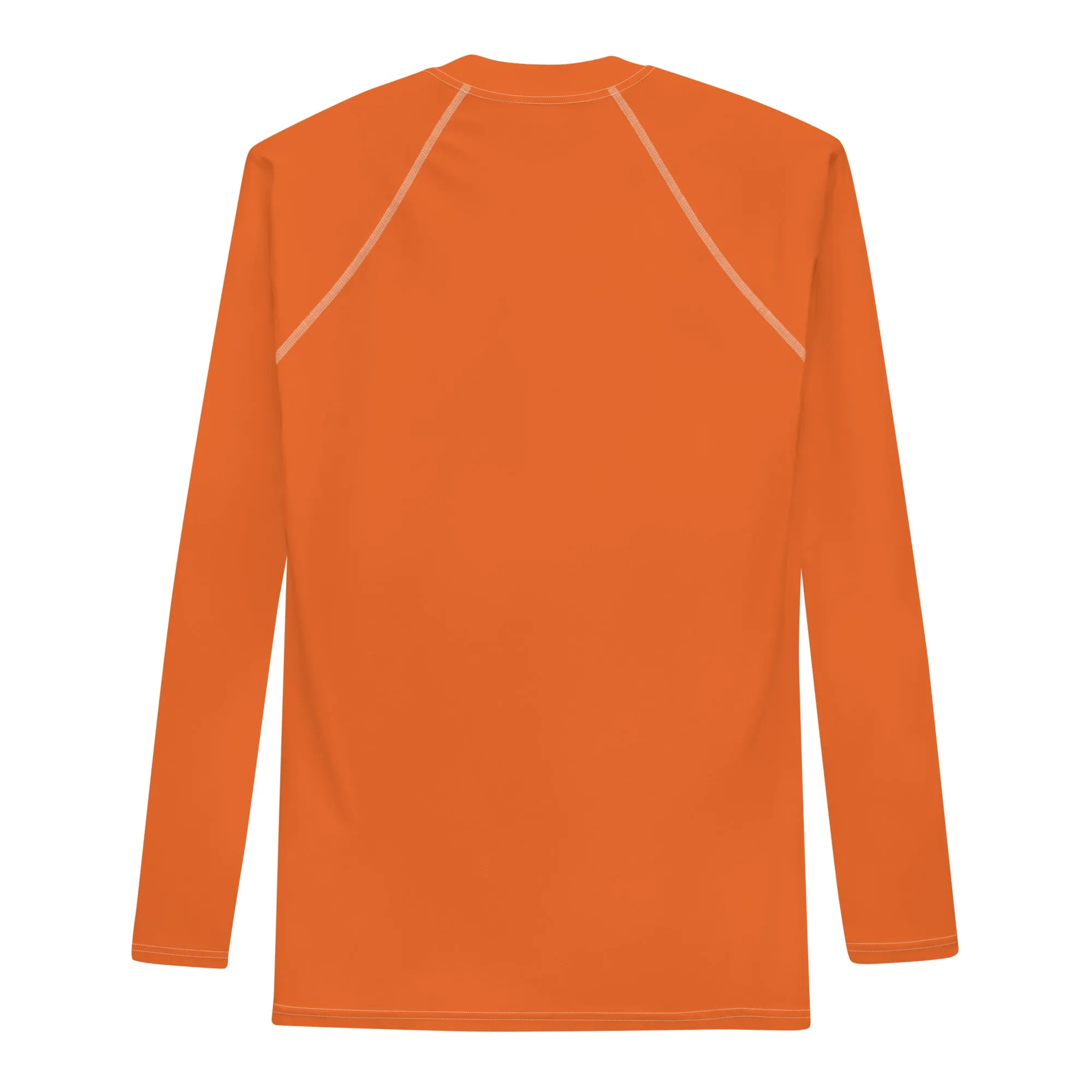 Men's Orange  Rash Guard