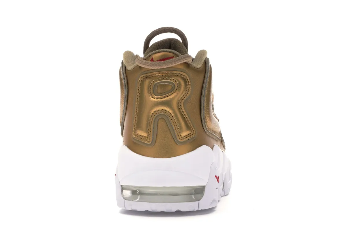 Nike Air More Uptempo Supreme Suptempo Gold