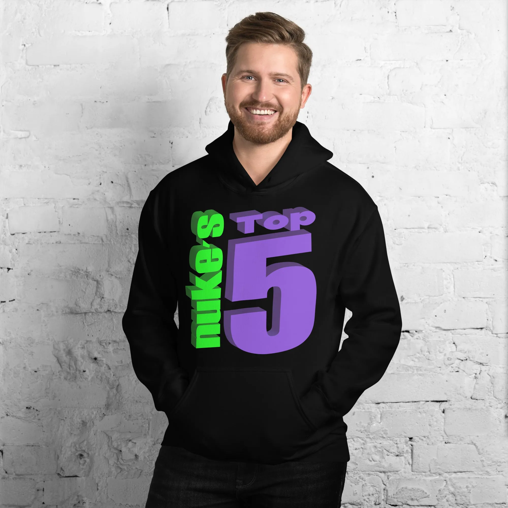 Nuke's Top 5 "Did You See It?" Unisex Hoodie TWO SIDED