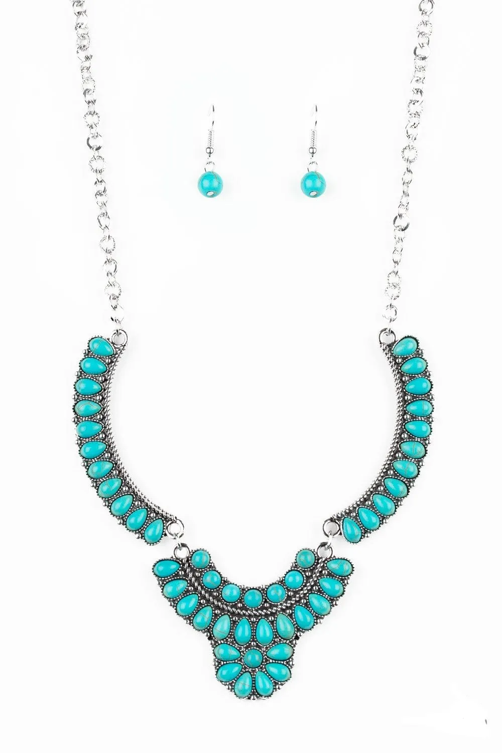 Omega Oasis Blue Necklace Set